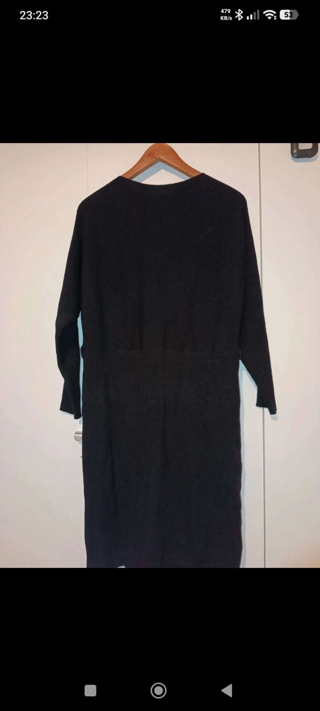 Robe noire Closet by Ló modèle Grace Knit taille L – photo 2